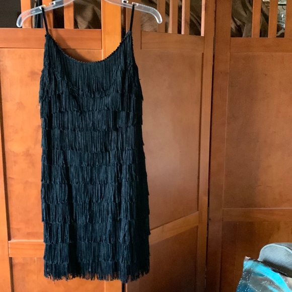 Dresses & Skirts - 🚨SOLD ELSEWHERE!🚨Vintage Flapper Style Dress with Velvet Straps